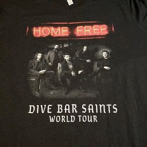 Dive Bar Saints band tee.